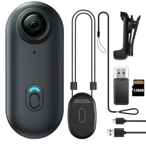 128GB FHD 1080P Mini Body Camera, Wearable Action Body Cam, Thumb Size Hands